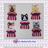 Patriotic Cat Magnets