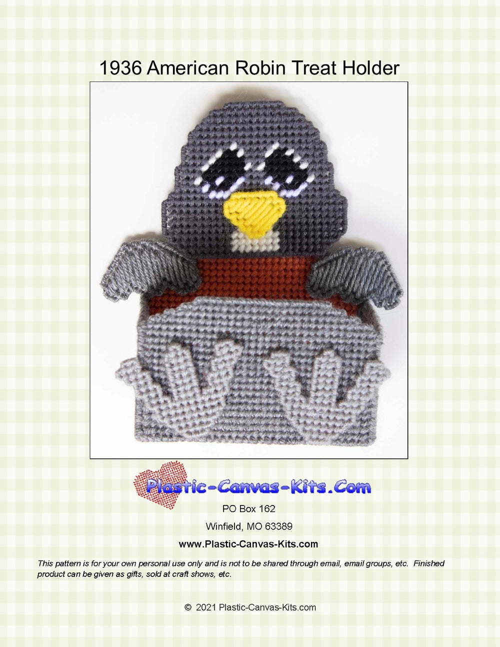 American Robin Treat Holder