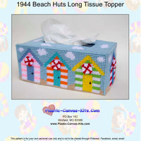 Beach Huts Long Tissue Topper