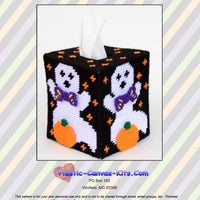 Ghost and Pumpkin Tissue Topper