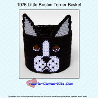 Little Boston Terrier Basket