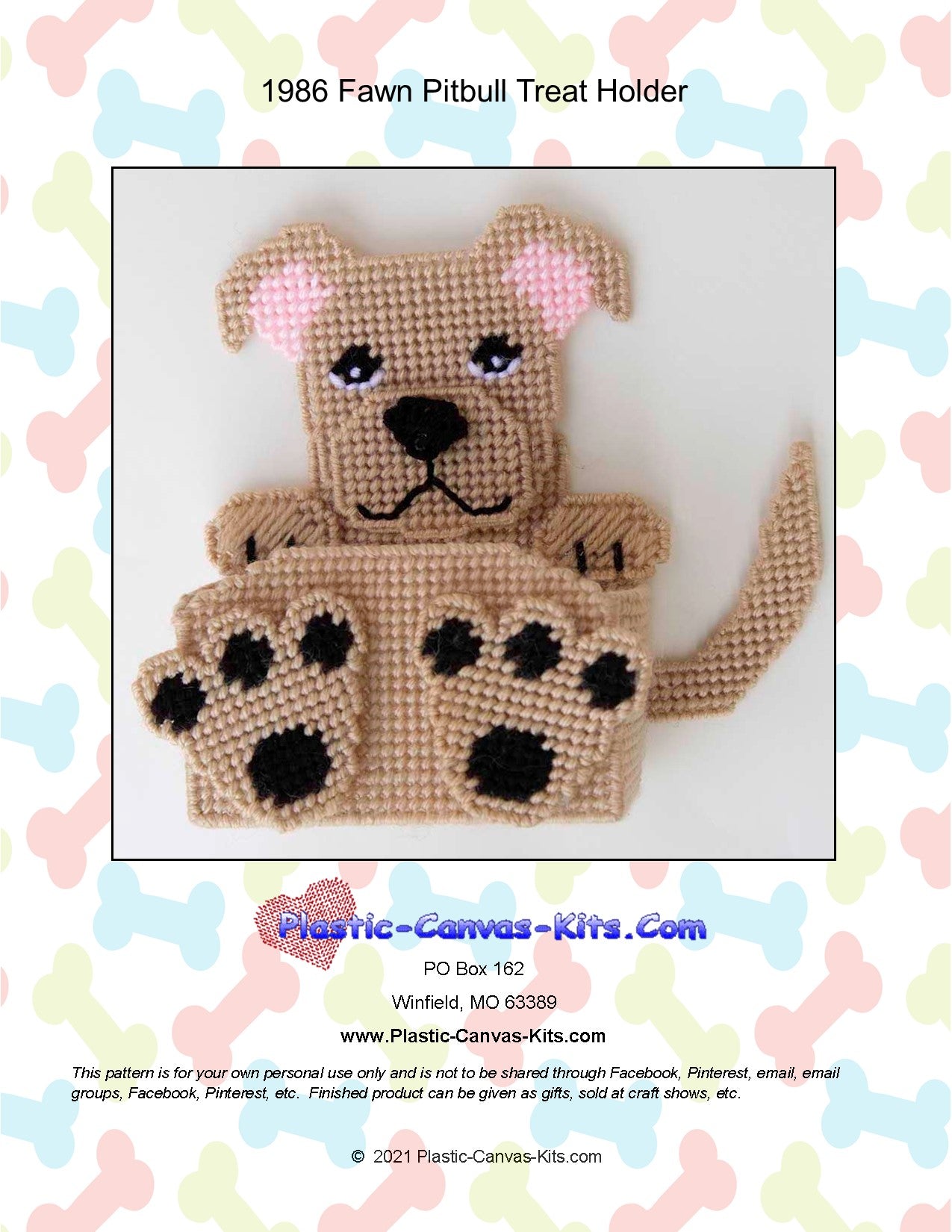 Pit Bull Stuffed Toy Pink