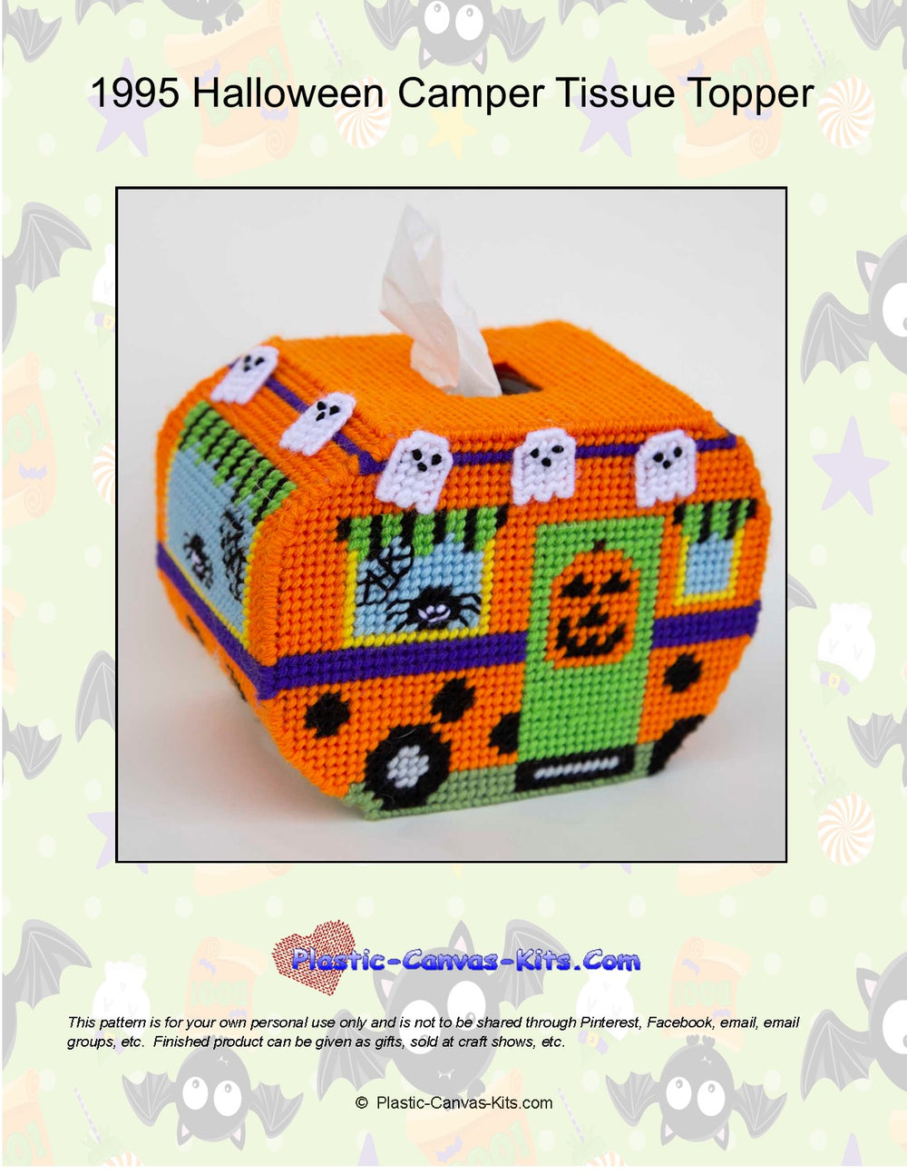 Halloween Camper Tissue Topper