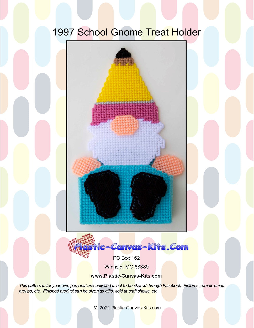 School Gnome Treat Holder