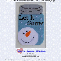 Let it Snow Mason Jar Wall Hanging