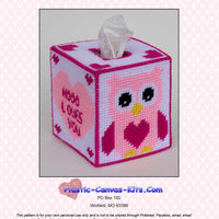 Valentine's Day Owl Tissue Topper