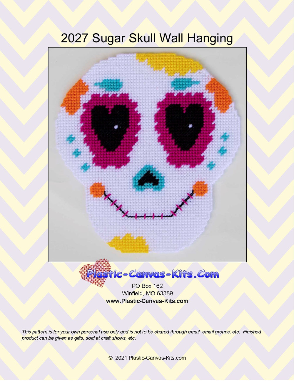 Sugar Skull Wall Hanging
