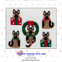 German Shepherd Christmas Ornaments
