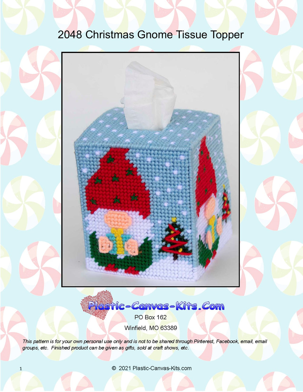 Christmas Gnome Tissue Topper