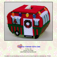 Christmas Camper Tissue Topper