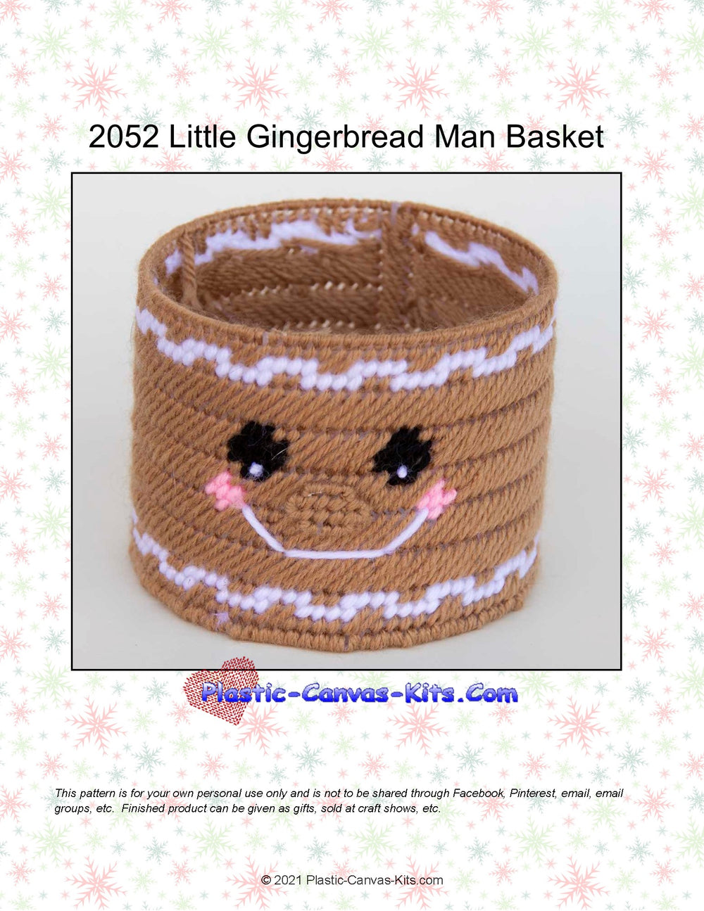 Little Gingerbread Man Basket