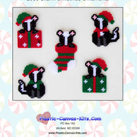 Skunk Christmas Ornaments