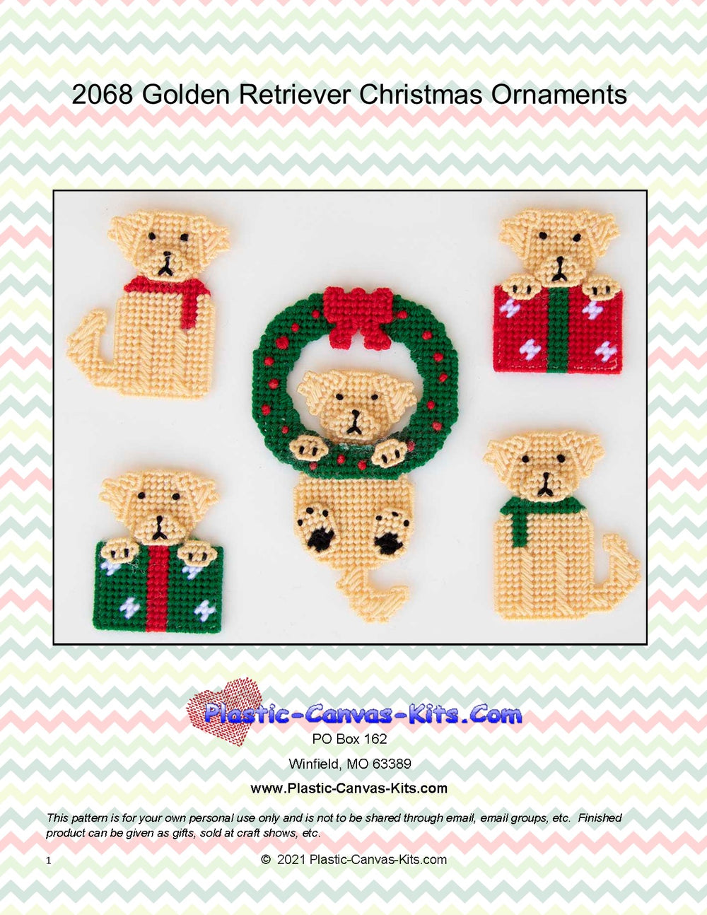 Golden Retriever Christmas Ornaments