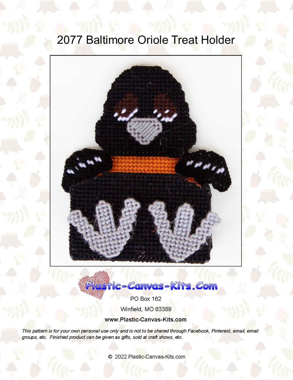 Baltimore Oriole Treat Holder