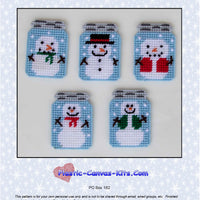 Snowman Mason Jar Christmas Ornaments