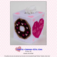 Valentine's Day Donut Tissue Topper