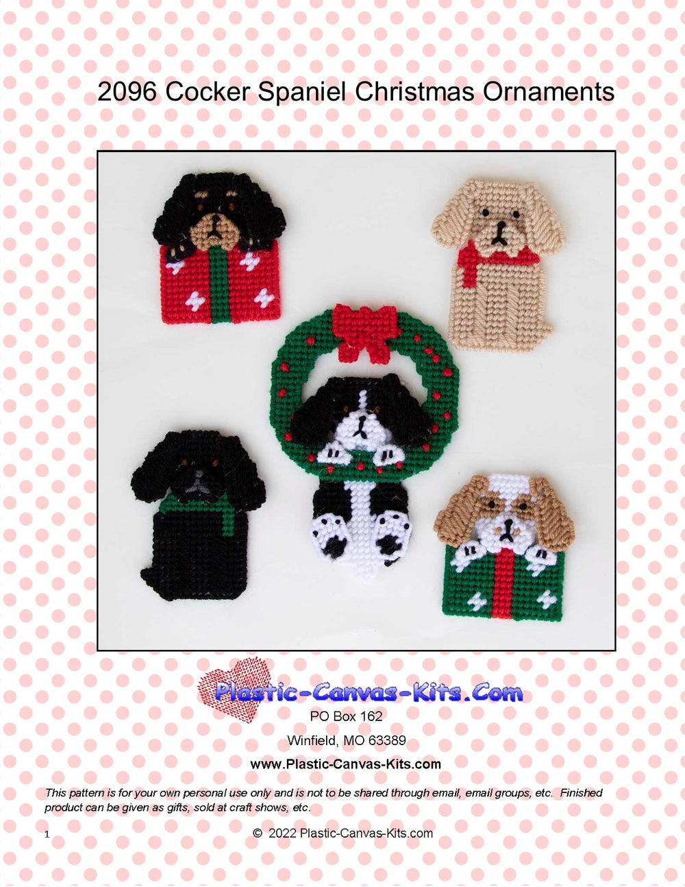 Cocker Spaniel Christmas Ornaments