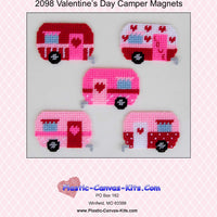 Valentine's Day Camper Magnets