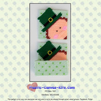 Peeking Leprechaun Coaster Set