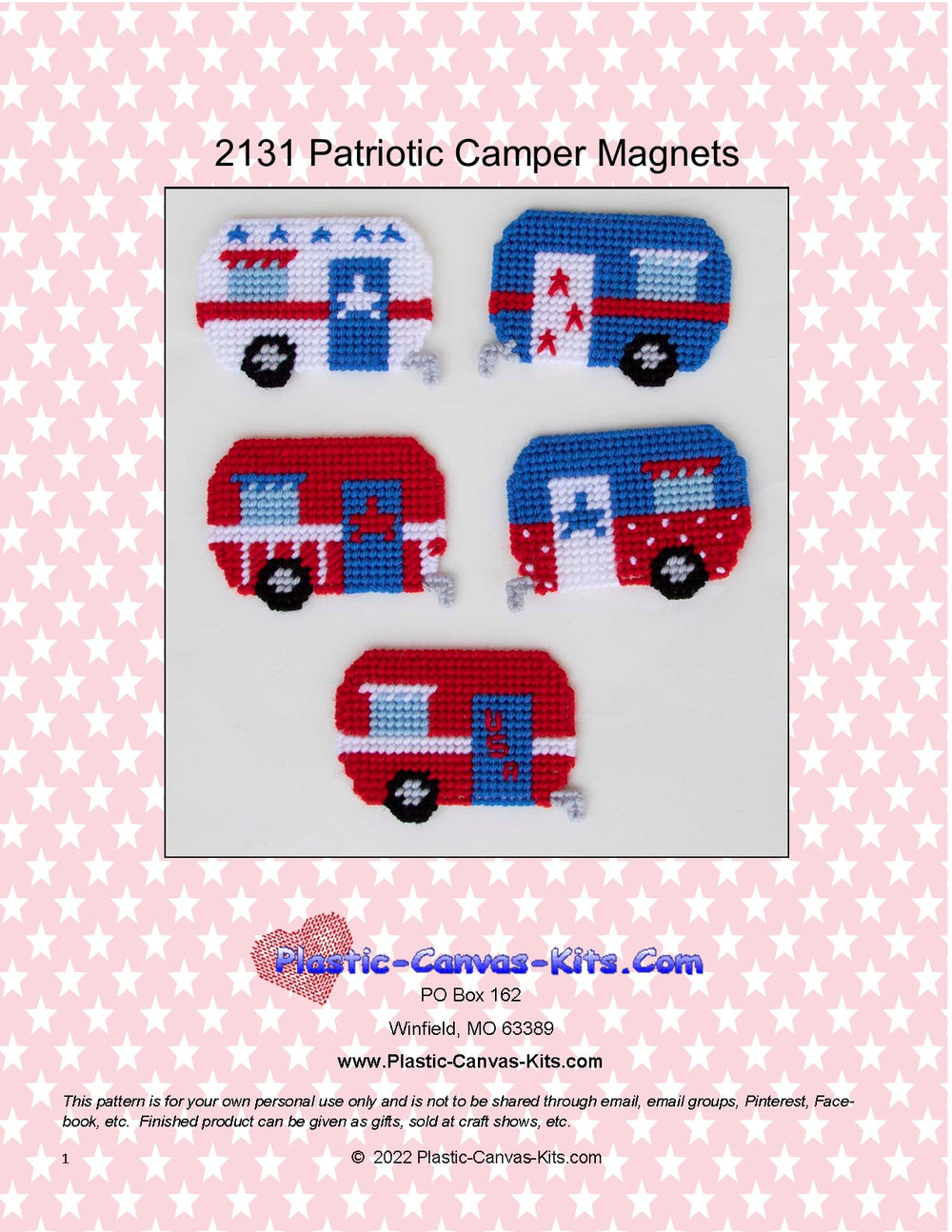 Patriotic Camper Magnets