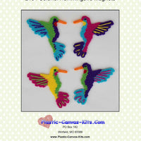 Colorful Hummingbird Magnet Set