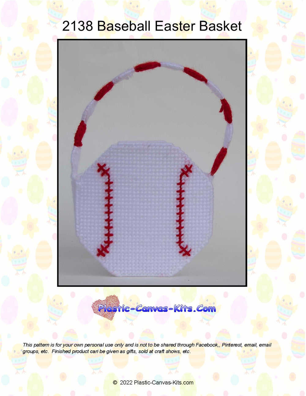 Baseball Easter Basket