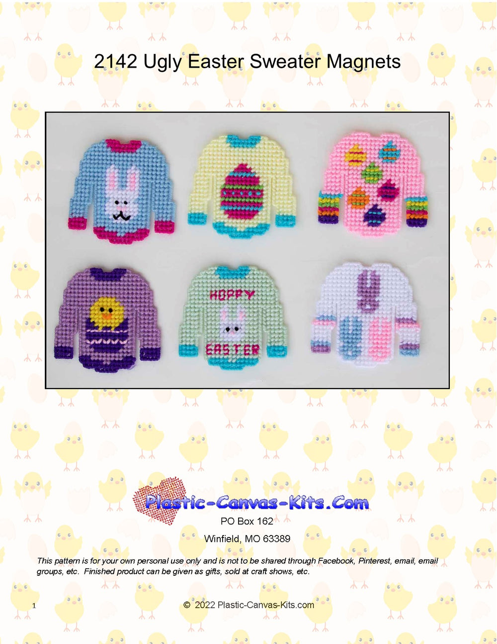 Ugly Easter Sweaters Magnets