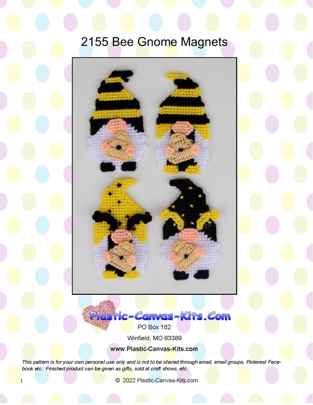 Bee Gnome Magnets