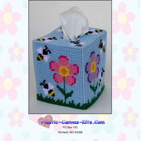 Flowers and Bees Tissue Topper