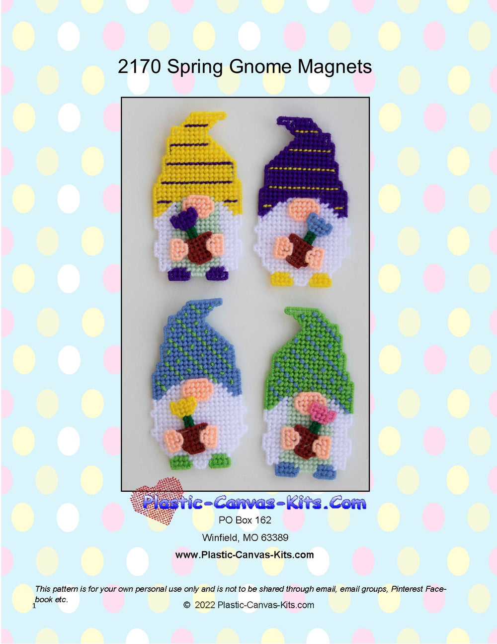Spring Gnome Magnets