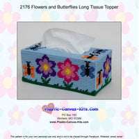 Flowers and Butterflies Tissue Topper