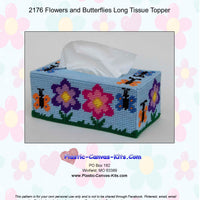 Flowers and Butterflies Tissue Topper
