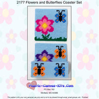 Flowers and Butterflies Coaster Set