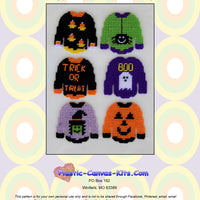 Ugly Halloween Sweater Magnets