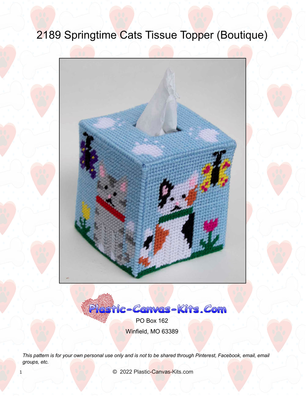 Spring Cats Boutique Tissue Topper