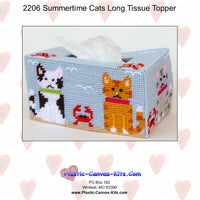 Summertime Cats Long Tissue Topper