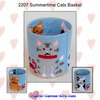 Summertime Cats Basket