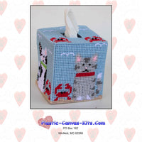 Summertime Cats Tissue Topper (Boutique)