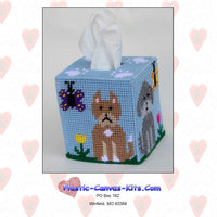 Springtime Dogs Tissue Topper (Boutique)