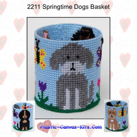 Springtime Dogs Basket