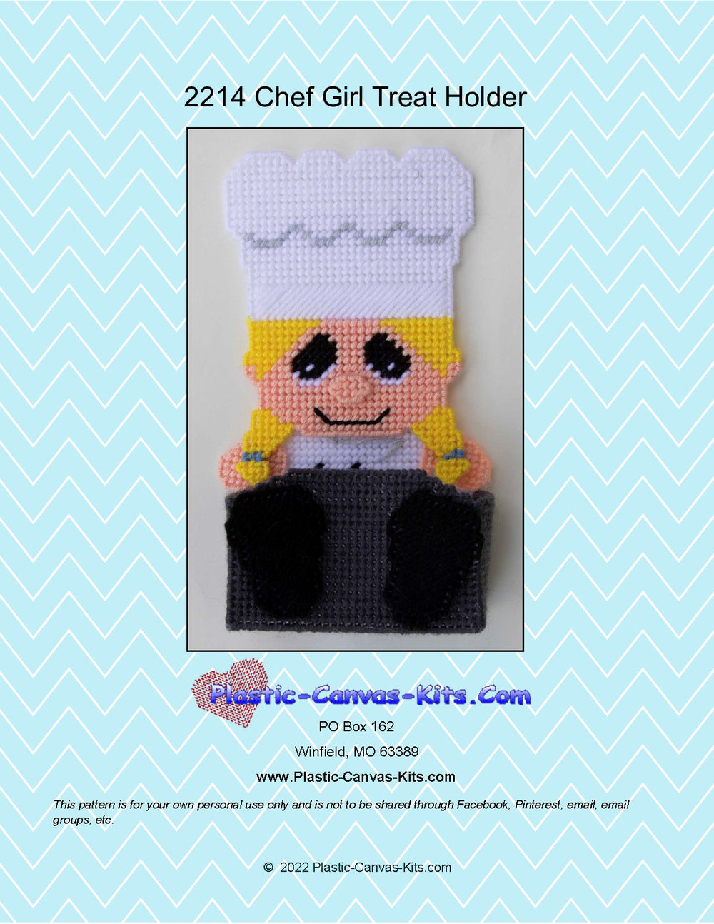 Chef Girl Treat Holder