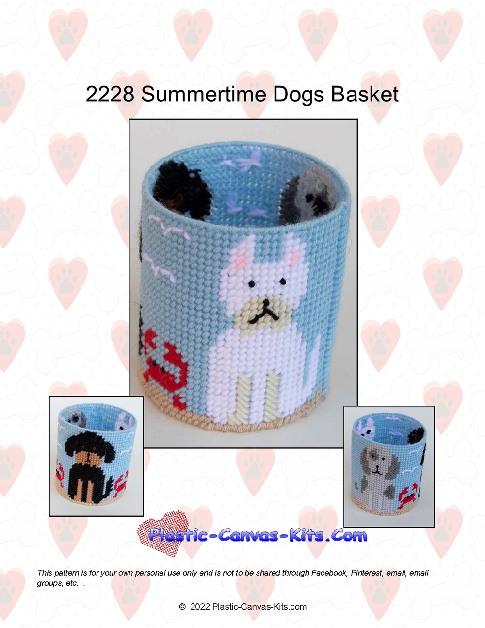 Summertime Dogs Basket