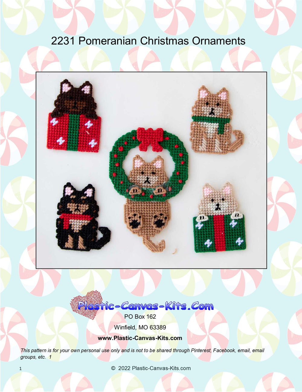 Pomeranian Christmas Ornaments