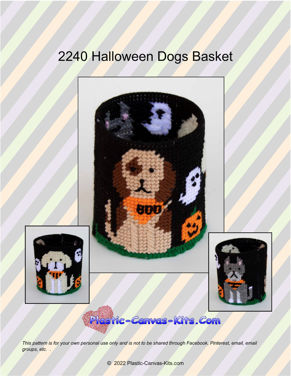 Halloween Dogs Basket