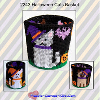 Halloween Cats Basket