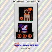 Halloween Cats Coaster Set
