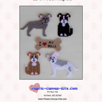 Pit Bull Magnet Set