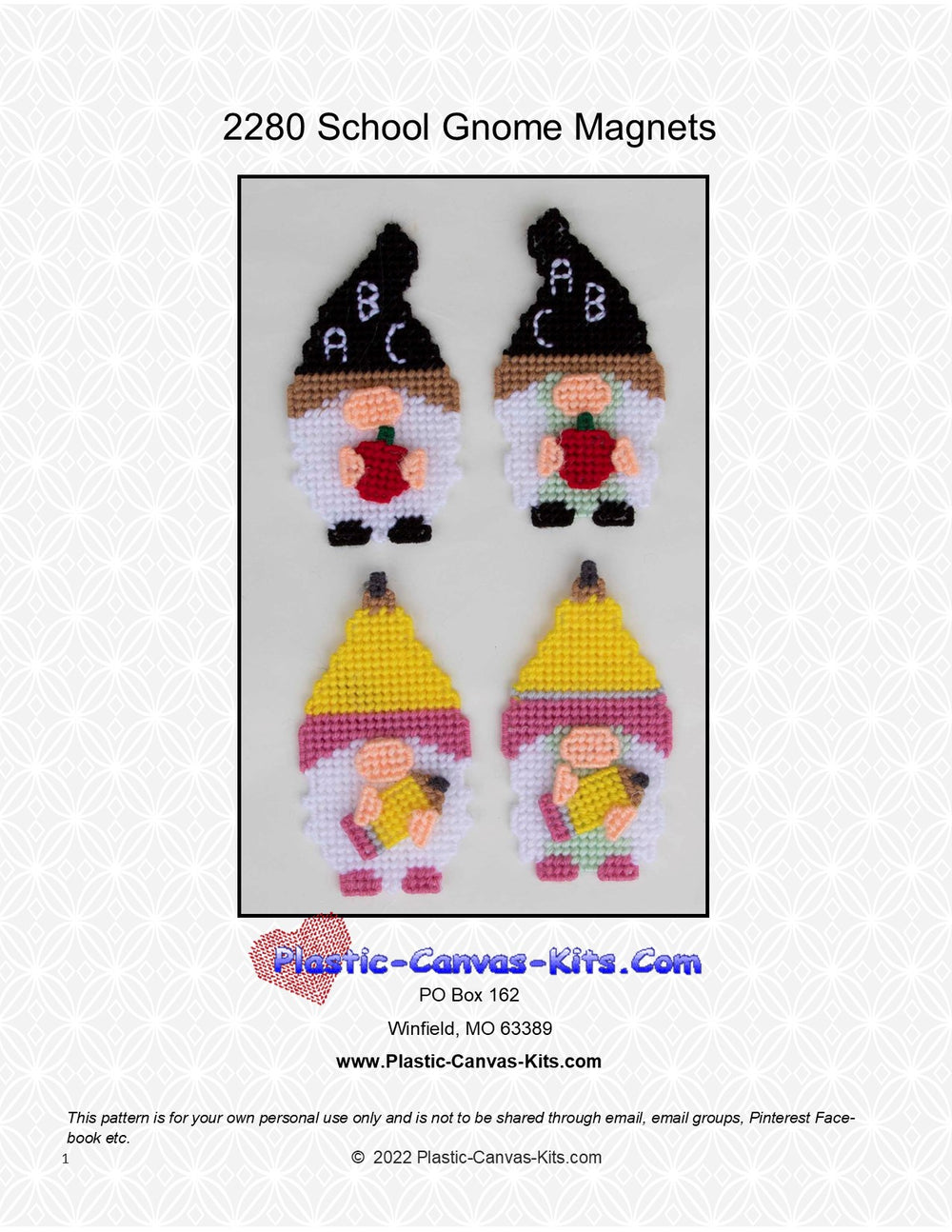 School Gnome Magnets