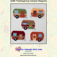 Thanksgiving Camper Magnets