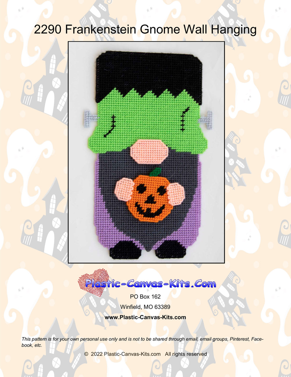 Frankenstein Gnome Wall Hanging